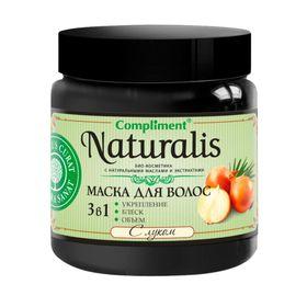 image for offer named Маска для волос Compliment naturalis 3в1 укрепление-блеск-объем, с луком, 500 мл