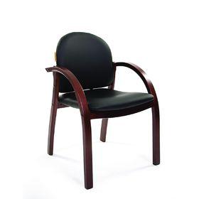 image for offer named Кресло офисное Chairman 659 Теrrа черный матовый/темный орех