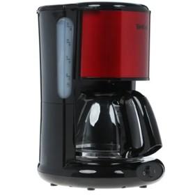 image for offer named Кофеварка Tefal CM 361Е38, капельная, 1000 Вт, 1.25 л, чёрно-красная