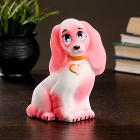 image for offer named Копилка "Пудель" розовый, 11х7х14см