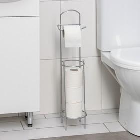 image for offer named Органайзер для туалетной бумаги 15.5×66 см, хром