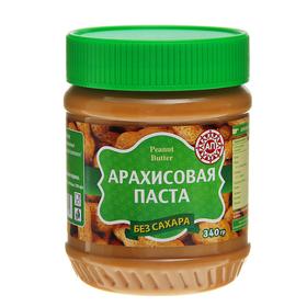 image for offer named Арахисовая паста «Азбука продуктов» экстра, без сахара, 340 г