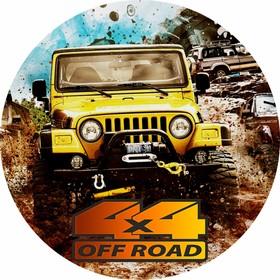 image for offer named Чехол запасного колеса OFF ROAD Skyway, R15, диаметр 67см, экокожа (полиэстер) , S06301052
