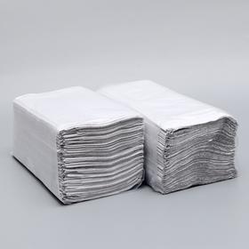 image for offer named Полотенца бумажные, V-сложения, 23х20 см, 35 г/м2, 200 шт, серые