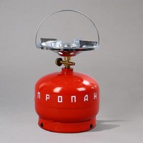 image for offer named Газовый комплект «Кемпинг-5»: баллон 5 л, горелка, пустой