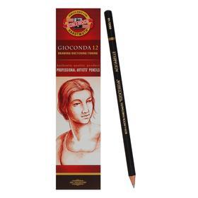 image for offer named Карандаш художественный чернографитный акварельный 7.5 мм, Koh-I-Noor GIOCONDA 8800 4В, L=175 мм