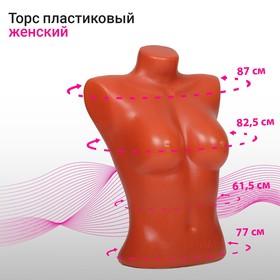 image for offer named Торс женский «Диана» 54×40 см, объём 82,5 см, цвет оранжевый