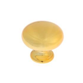 image for offer named Ручка-кнопка CAPPIO РК120, d=32 мм, пластик, цвет золото