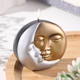 image for offer named Свеча фигурная лакированная "Солнце и луна", 6х1,5 см, рустик