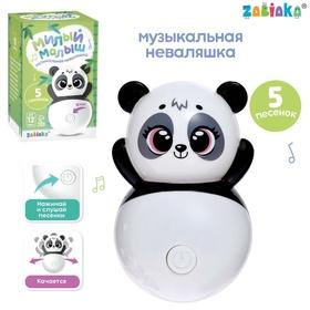 image for offer named Музыкальная неваляшка «Милый малыш», звук, цвет белый