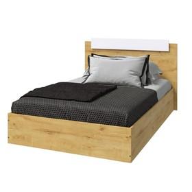 image for offer named Кровать ЭКО 900х2000 дуб вотан/Белый