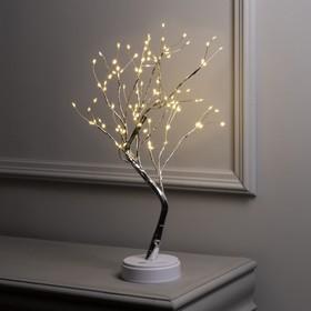 image for offer named Светодиодный куст «Ива» 45 см, 108 LED, постоянное свечение, батарейки ААх3 (не в комплекте), USB, свечение тёплое белое
