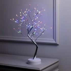 image for offer named Светодиодный куст «Ива» 45 см, 108 LED, постоянное свечение, батарейки ААх3 (не в комплекте), USB, свечение мульти