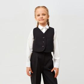 image for offer named Жилет для девочки MINAKU, цвет чёрный, рост 122 см