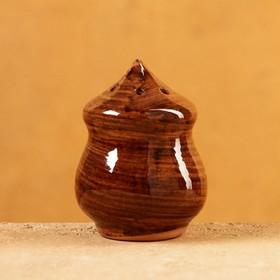 image for offer named Солонка Риштанская керамика "Акташ", 100 мл, коричневая