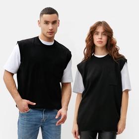 image for offer named Жилет MINAKU: Knitwear collection цвет черный, размер 48
