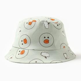 image for offer named Панама детская  MINAKU "Уточка", цв, зеленый , р-р 46