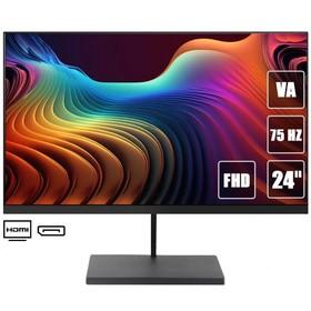image for offer named Монитор ACD W2456B, 23.8", VA, 1920×1080, 75Гц, 8 мс, D-Sub, HDMI, DP, чёрный