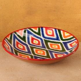 image for offer named Ляган Риштанская керамика "Атлас", 33 см