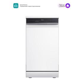 image for offer named Посудомоечная машина Midea MFD45S150Wi, класс А++, 10 комплектов, 9 режимов, белая