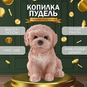 image for offer named Копилка "Щенок Пудель " 14,5 х 10 х 14 см.