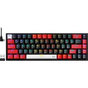 image for offer named Клавиатура Redragon Castor Pro 3, игровая,беспроводная,механическая,подсв,68 кл,USB,чёрная