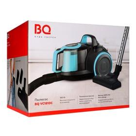 image for offer named Пылесос BQ VC1810C, 1800/380 Вт, 2.5 л, чёрно-голубой