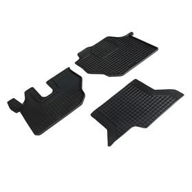 image for offer named Коврики резиновые «Сетка» в салон для коммерческого транспорта для JAC N120 / N90 / N75 2018-н.в.
