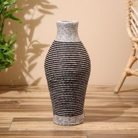 image for offer named Ваза плетёная, напольная 22х22х49 см