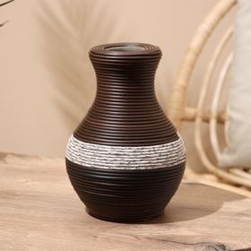 image for offer named Ваза плетёная 15х15х20 см (+/- 5 см)