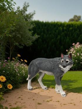 image for offer named Садовая фигура "Волк" 21х58х41см