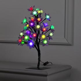image for offer named Светодиодный куст «Розы большие» 30 см, 32 LED, мигание, 220 В, свечение мульти (RG/RB)