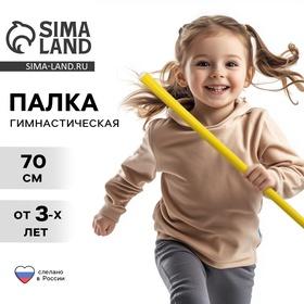 image for offer named Палка гимнастическая 70 см, цвет жёлтый